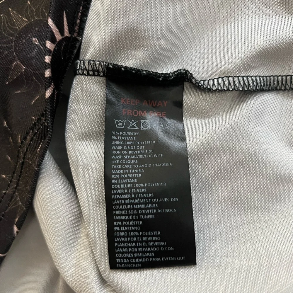 Urban Outfitters black & white celestial stars and moons mini dress - Picture 11 of 12